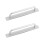 QWORK 2PCS Door Pull Handle Self Adhesive Aluminu 7