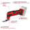 Einhell Einhell 18V Cordless Multi Tool, Power X-Change, M 3