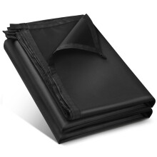 Honsaifau Waterproof Tarp for Outdoor Use, Multi-purpose Oxford Tarp with Reinforced Webbing Loops for Camping, Boat, Pool, Roof Tent, Durable and Te