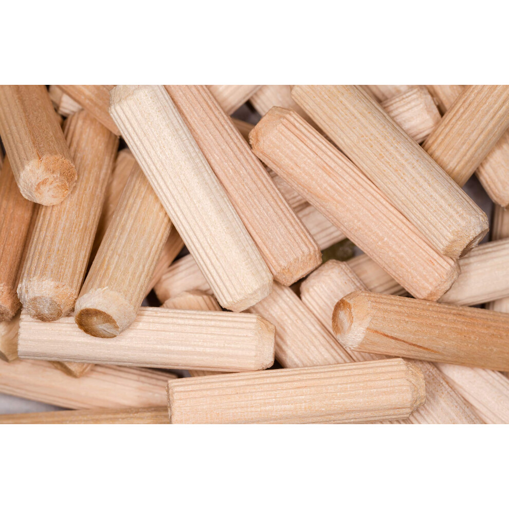 10Mm X 50Mm Wooden Dowel Pins Grooved Dowels Plugs 61614642