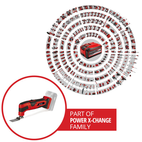 Einhell Einhell 18V Cordless Multi Tool, Power X-Change, M 1