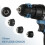 C P CHANTPOWER Cordless Drill Set, 20V Electric Power Drill Driver wit 3