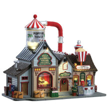 Lemax 75188-UK Harvest Crossing Sights & Sounds: Bells Gormet Popcorn Factory