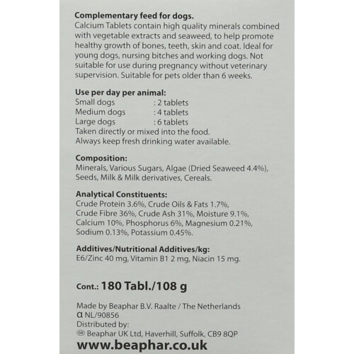 Beaphar Beaphar Calcium Tablets 1