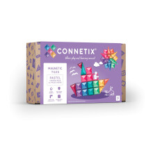 Connetix Pastel Starter Pack, 64 Pieces