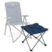 TIMBER RIDGE Folding Camping Footrest Padded Ottomans Portable Camping Stool Collapsible Garden Footstool Lightweight with Carry Bag for Bedroom