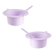 Tabanzhe Warm Wax Pot Liner-Silicone Wax Pot Insert with Stirring Rod Melting Wax Bowl Waxing Replacement Kit for Melting Wax Hair Removal Home Beauty