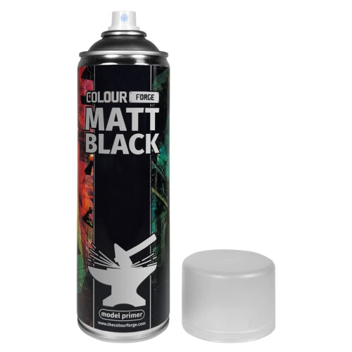 COLOUR FORGE Matt Black Spray (500ml)