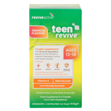 Revive Active Teen Kids Multivitamin - 23 Active Ingredients in 1 Daily Sachet - Vitamin D, C, B12, Niacin, Folate - Supports Overall Health & Immune