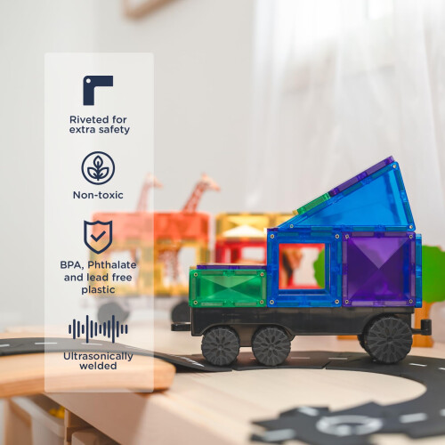 CONNETIX Rainbow Transport Pack, 50 Pieces 2