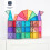 Connetix Magnetic Tiles Glitter Castle Pack, 48 Pieces 3