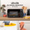 Abode 20L Manual Microwave Black 700W with 5 Power Levels & Timer, Button & Dial Control, Defrost Function, AMM2005B 4