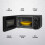Abode 20L Manual Microwave Black 700W with 5 Power Levels & Timer, Button & Dial Control, Defrost Function, AMM2005B 3