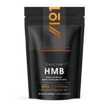 HMB 650mg with BioPerine? ? High Strength Calcium HMB Beta-Hydroxy Beta-Methylbutyrate Supplement ? 90 Vegan Capsules ? Resealable and Recyclable