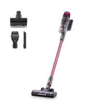 Swan x Lynsey SC15825QOC Cordless Stick Vacuum with 3 Speed Controls, Rechargeable Battery, Anti-Tangle Floorhead, Includes 2-in-1 Crevice Tool, Long