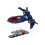 Display Stand compatible with Lego 76281 X-Men X-Jet 1
