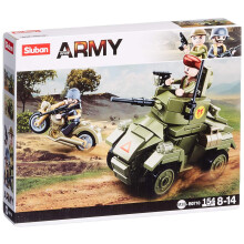 Sluban UK Army - MK2 Wheeled Armored Vehicle