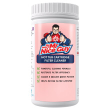 Hot Tub Filter Cleaner 1 Litre ? Removes Oils Minerals Organic Matter & Dirt From Hot Tub Spa Cartridge Filters Powerful Cleaner for Enhanced Filter