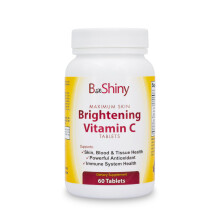 Vitamin C 1000mg Maximum Skin Brightening with Rose HIPS and Bioflavonoids Immune Support Supplement, Antioxidant Tablets Healthy Aging, Builds Energy