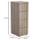 Office Hippo 4 Drawer Filing Cabinet, PRE ASSEMBLED - Grey Oak 2