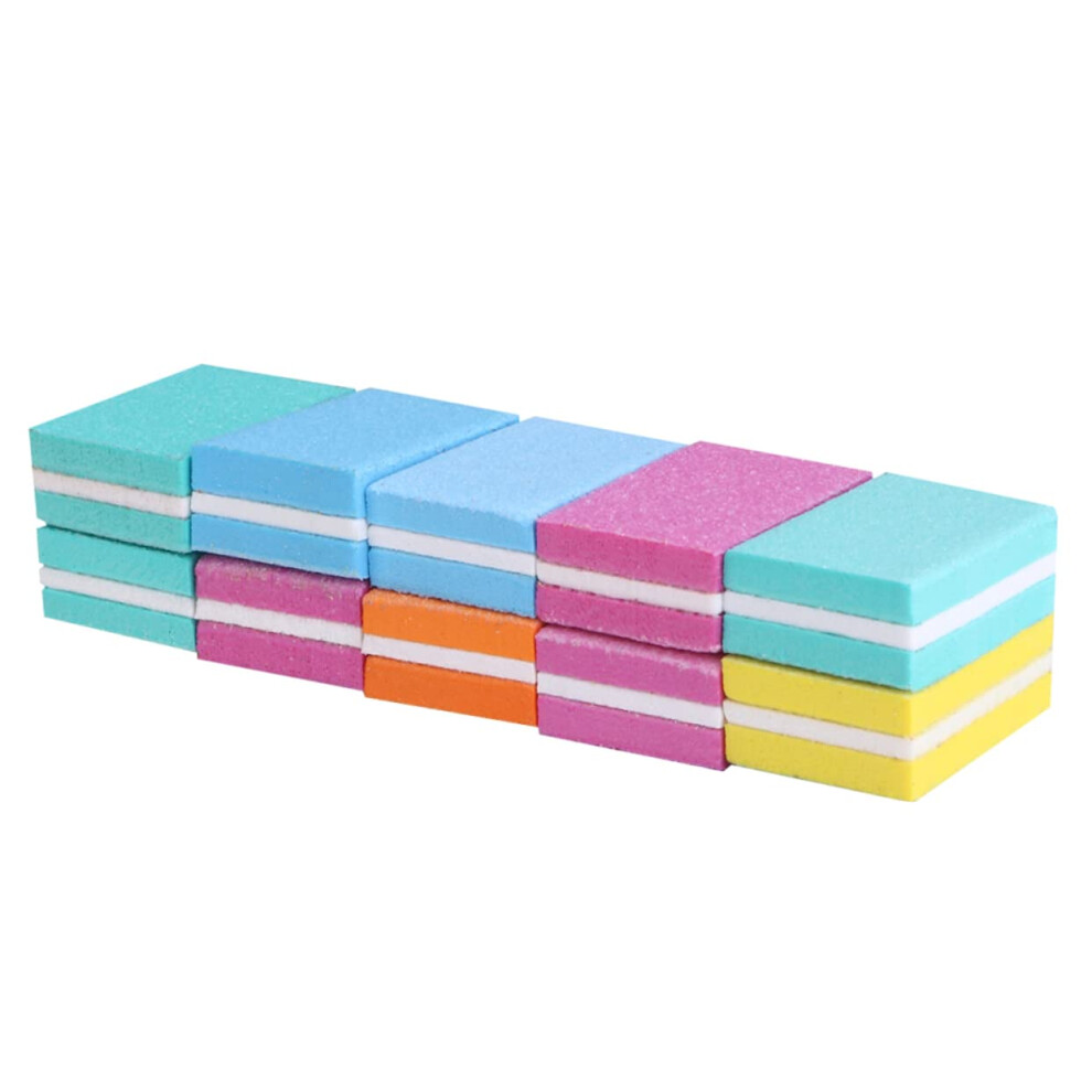 10pcs Sponge Nail Buffer Blocks for Gel Nails, Precise Shaping and Smooth Finish