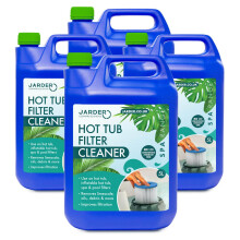 Jarder Hot Tub Filter Cleaner 20L - Improves Filtration and Performance - Overnight Soak - 40 Uses - Suitable for Pool Filters