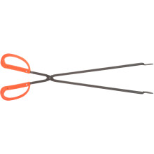 4pcs Tongs Plastic Long Handle Iron Pliers