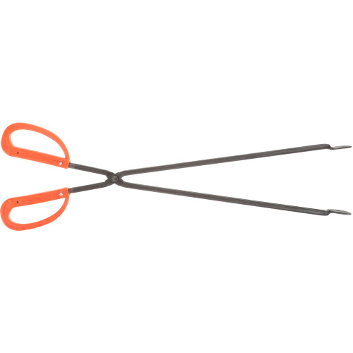 4pcs Tongs Plastic Long Handle Iron Pliers