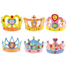 12 Sets Crown Tiara Craft Kit For Birthday Party