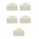5Pcs Practical Triangle Rice Ball Mold Maker Beige PP Sushi DIY Gadget 5