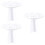 3 Pcs Makeup Brush Drying Rack 14 Holes White Holder Stand 8