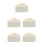 5Pcs Practical Triangle Rice Ball Mold Maker Beige PP Sushi DIY Gadget 10