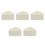 5Pcs Practical Triangle Rice Ball Mold Maker Beige PP Sushi DIY Gadget 6