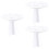 3 Pcs Makeup Brush Drying Rack 14 Holes White Holder Stand 7
