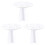 3 Pcs Makeup Brush Drying Rack 14 Holes White Holder Stand 3