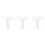 3 Pcs Makeup Brush Drying Rack 14 Holes White Holder Stand 5
