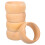 15 Pcs Unfinished Wooden Bangles for Jewelry Making Craft Projects 1