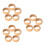 15 Pcs Unfinished Wooden Bangles for Jewelry Making Craft Projects 5