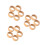 15 Pcs Unfinished Wooden Bangles for Jewelry Making Craft Projects 6