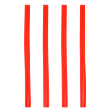 2 Pcs Silicone Love Straw Travel Reusable Drinking Milk Tea Straws