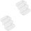 6 Pcs Abrader Grinding Bowl White Plastic Ginger Garlic 3