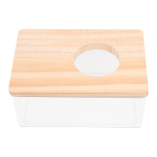 2 Pcs Sand Bath Box Small Pets Shower Hamster Toilet Sand Bath Room