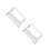 2St Laags Router Storage Rack, Muurbevestiging, Wit 8