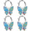 4Pcs Assorted Color Alloy Purse Hanger Handbag Hook for Table Use 7
