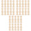 30 Pcs Unpainted Wooden Peg Dolls Craft Set 5