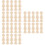 30 Pcs Unpainted Wooden Peg Dolls Craft Set 9