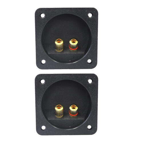 4 Pcs Loudspeaker Terminal 2-Way Connector Replacement Parts