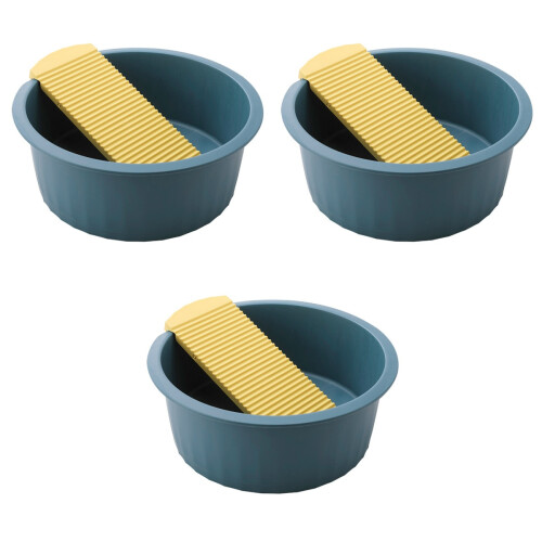 3 Sets Newborn Clothes Washtub Plastic Board Kitchen Hand 2