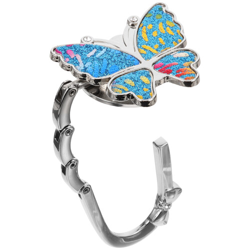 4Pcs Assorted Color Alloy Purse Hanger Handbag Hook for Table Use
