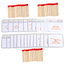 1Set Toddler Puzzles Ages 1-3 Wooden Educational Toys Assorted Color